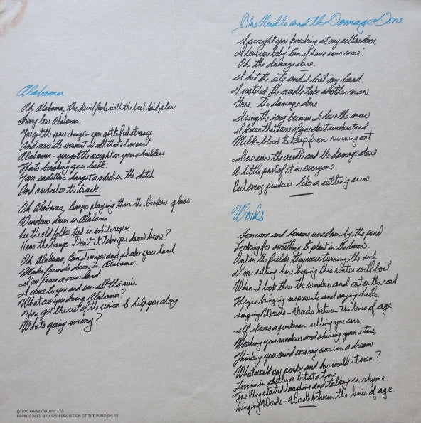 Neil Young – Harvest - ORIGINAL 1972 VINYL LP