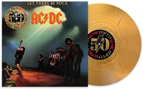 AC/DC - Let There Be Rock LP NEW GOLD VINYL