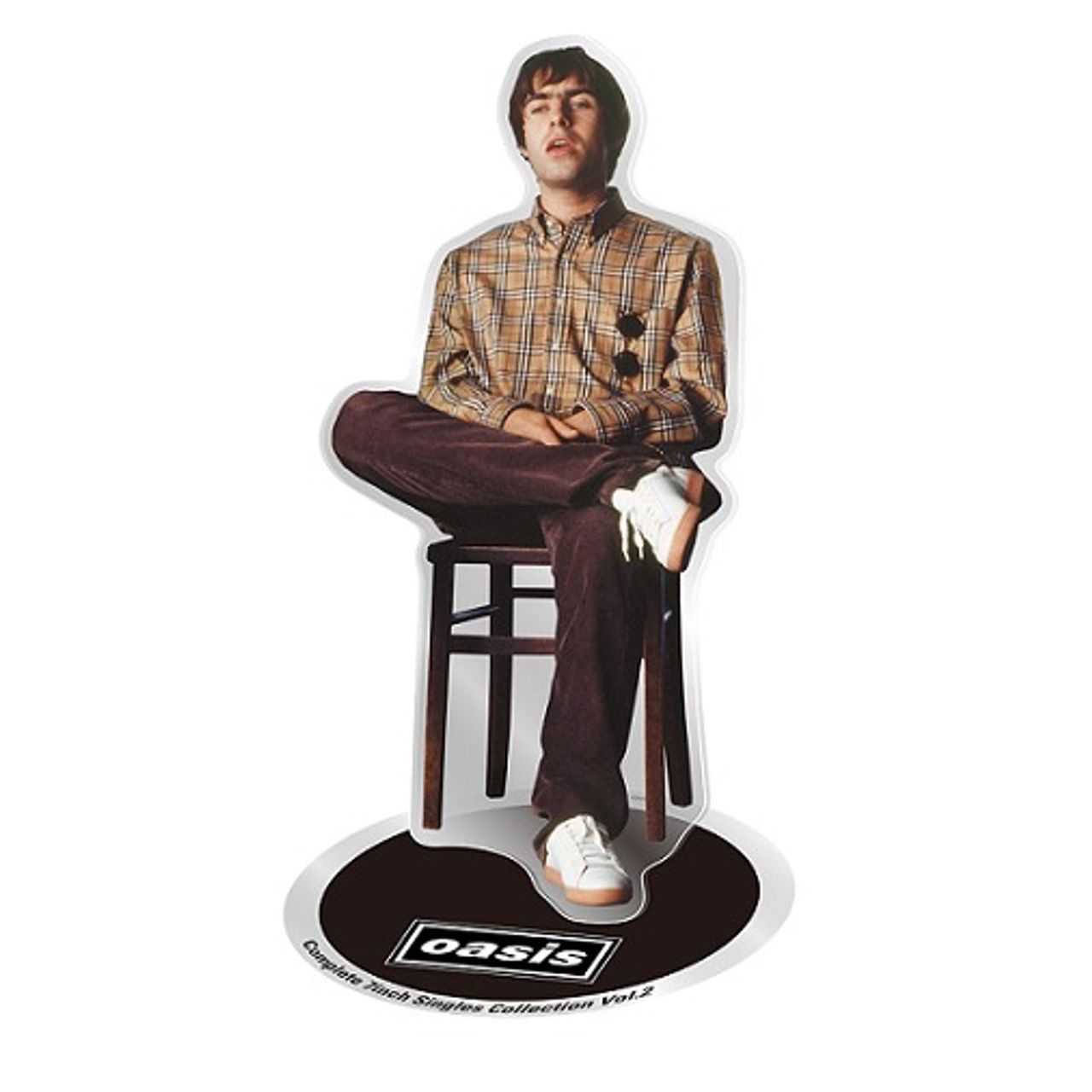 Oasis Complete 7inch Singles Collection Box | Vol. 2 - Blue Vinyl + Liam Acrylic Stand Japanese 7" box set