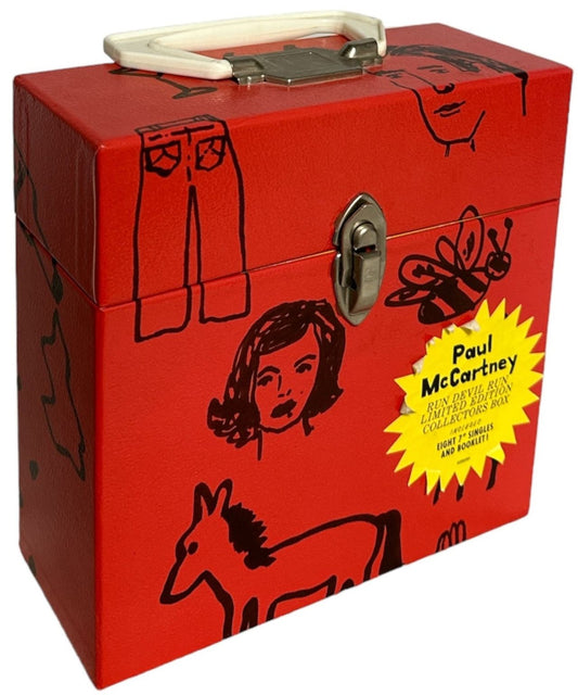 Paul McCartney and Wings Run Devil Run - 7" Collectors Box UK 7" box set