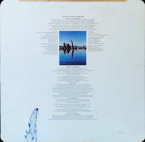 Pink Floyd – Wish You Were Here - VINYL LP