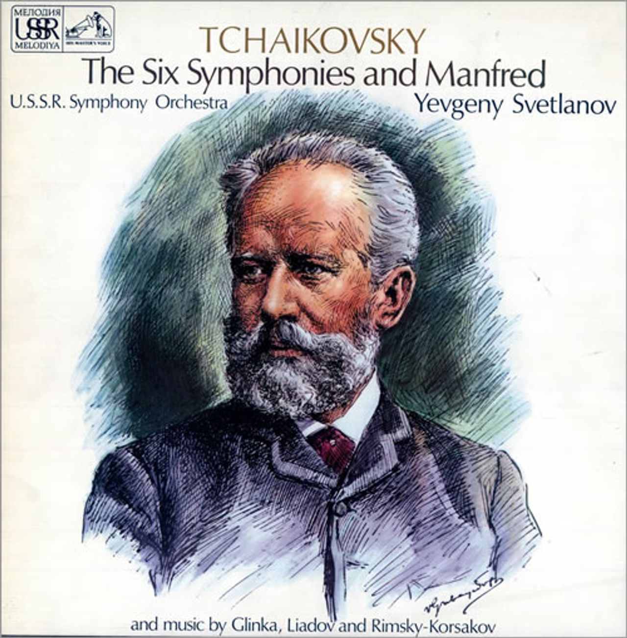 Pyotr Ilyich Tchaikovsky The Six Symphonies And Manfred UK Box set