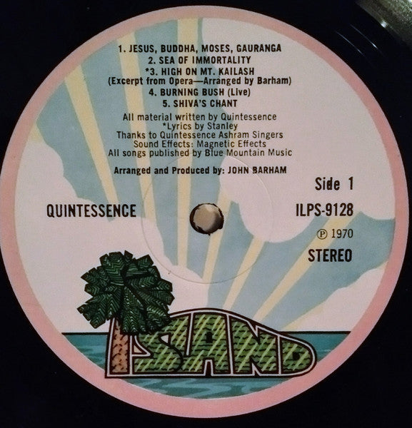 Quintessence – Quintessence - ORIGINAL VINYL LP