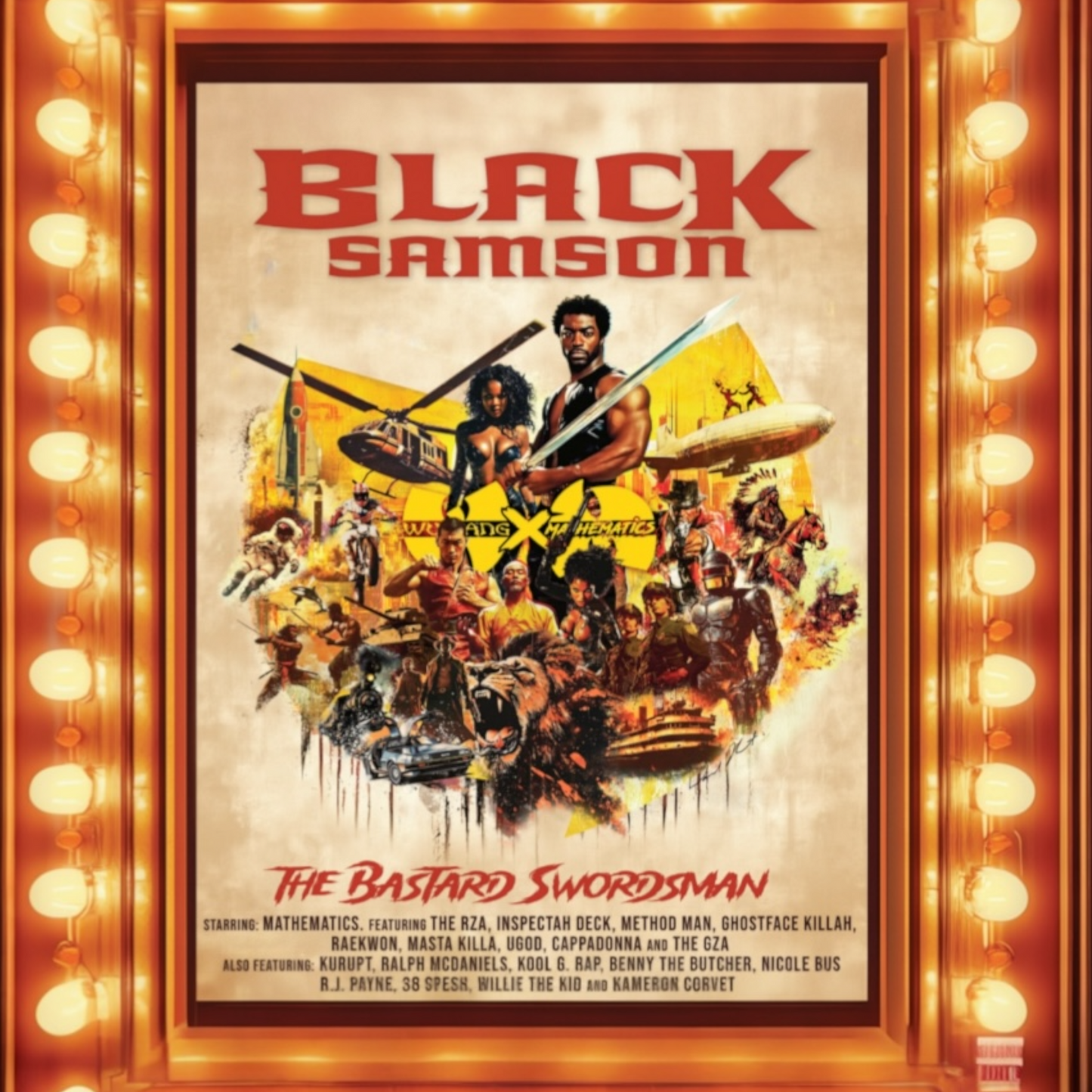 Wu-Tang and Mathematics - Black Samson, The Bastard Swordsman: Wu-Tang, The Saga Continues Collection Vinyl LP