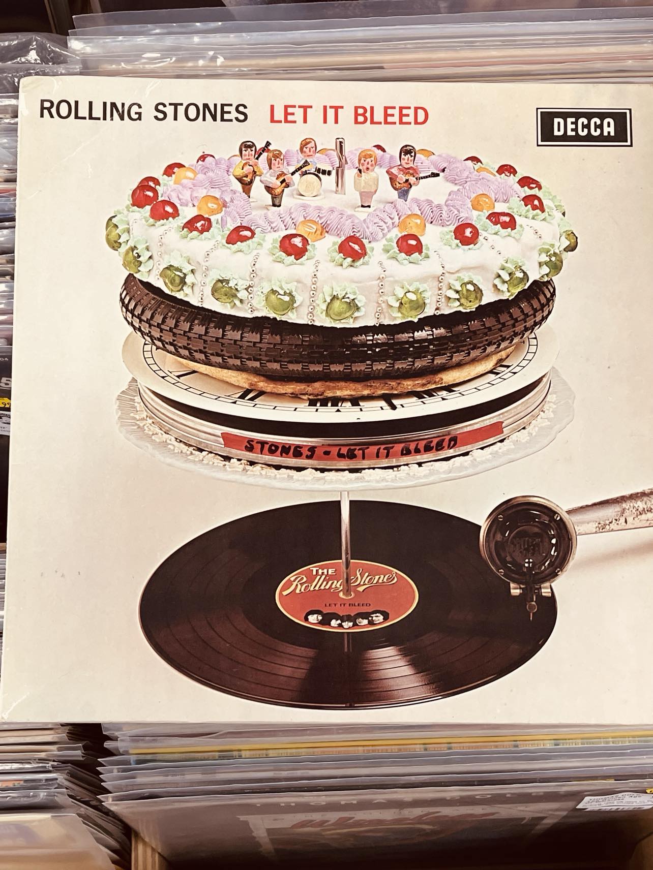 The Rolling Stones ‎– Let It Bleed - Original Unboxed Stereo VINYL LP with POSTER