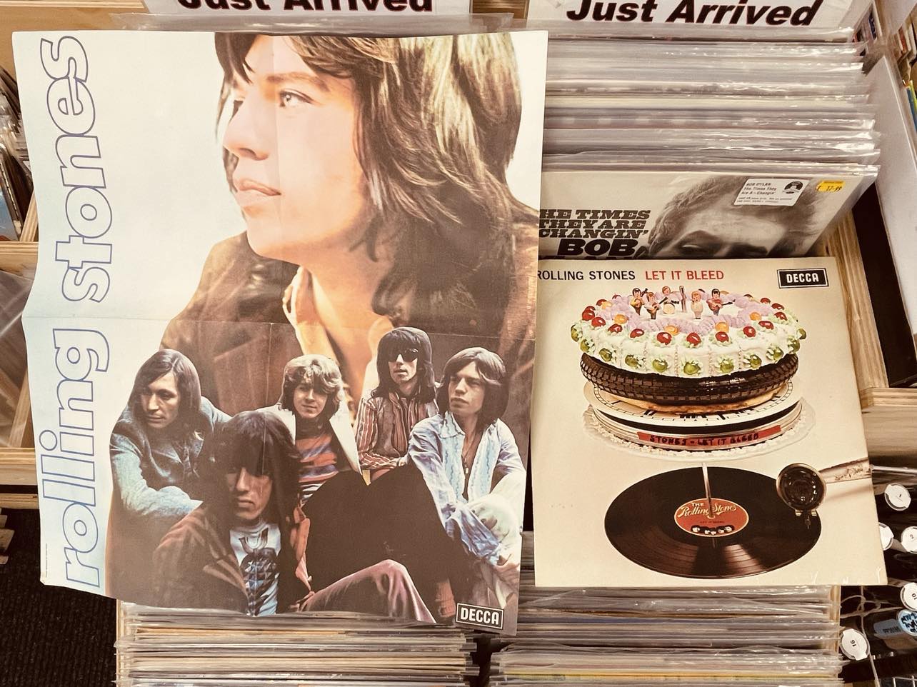 The Rolling Stones ‎– Let It Bleed - Original Unboxed Stereo VINYL LP with POSTER