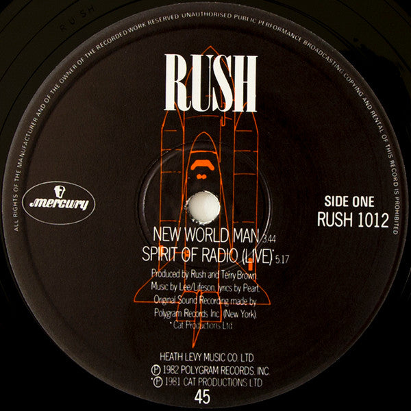 Rush ‎– Countdown - VINYL 12"
