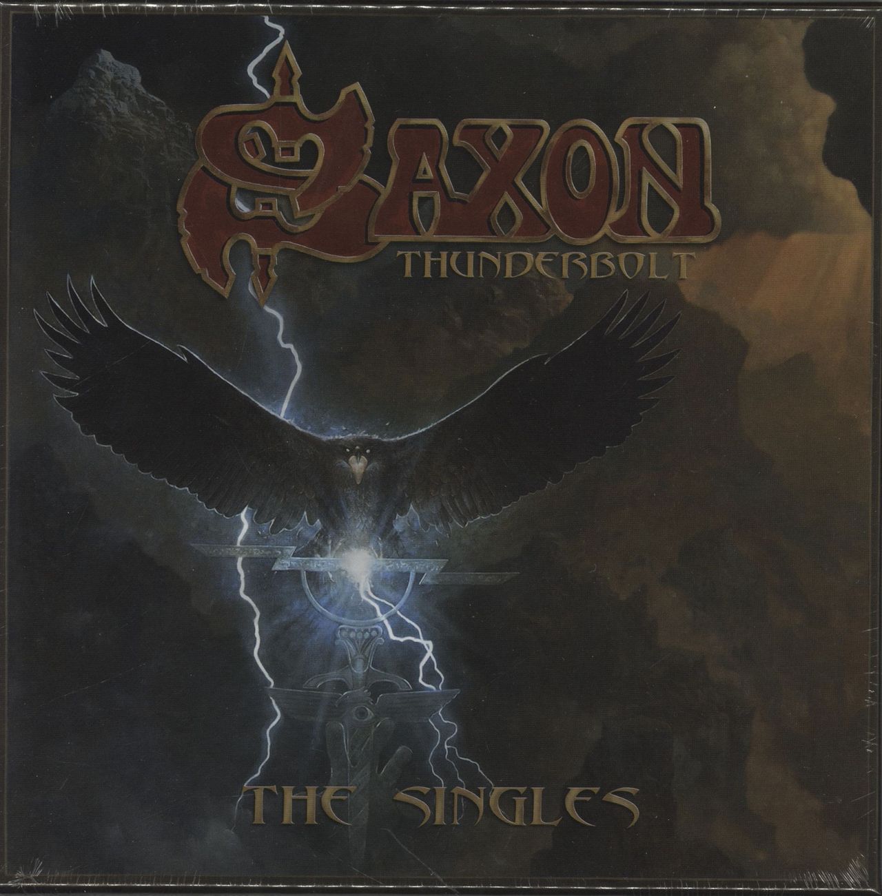 Saxon Thunderbolt: The Singles UK 7" box set
