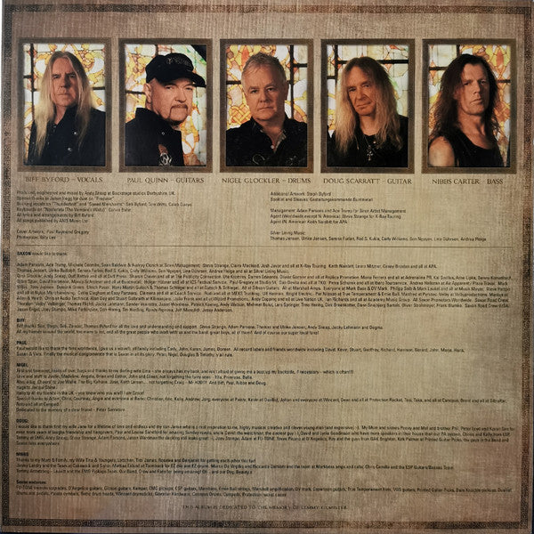 Saxon – Thunderbolt - RED COLOURED VINYL 180 GRAM LP