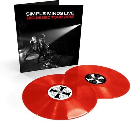 Simple Minds – Big Music Tour 2015 - 2 x RED COLOURED VINYL LP SET