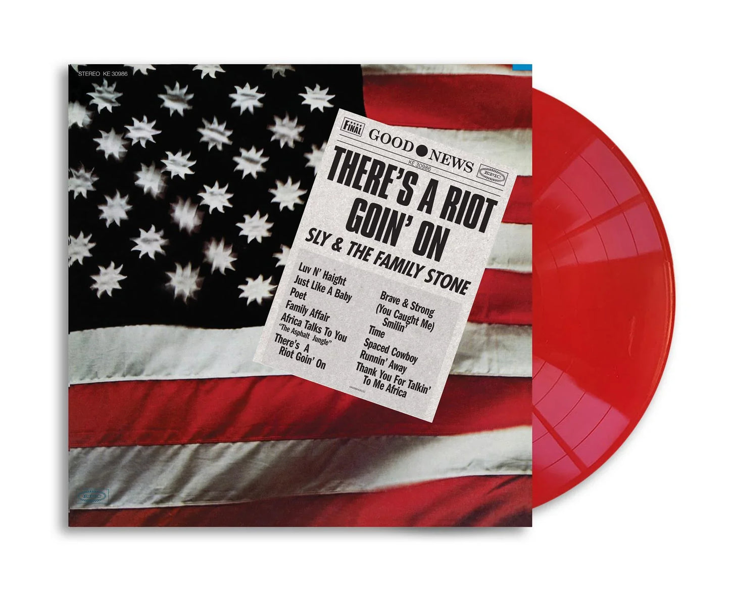 Sly & The Family Stone – There's A Riot Goin' On - RED COLOURED VINYL LP
