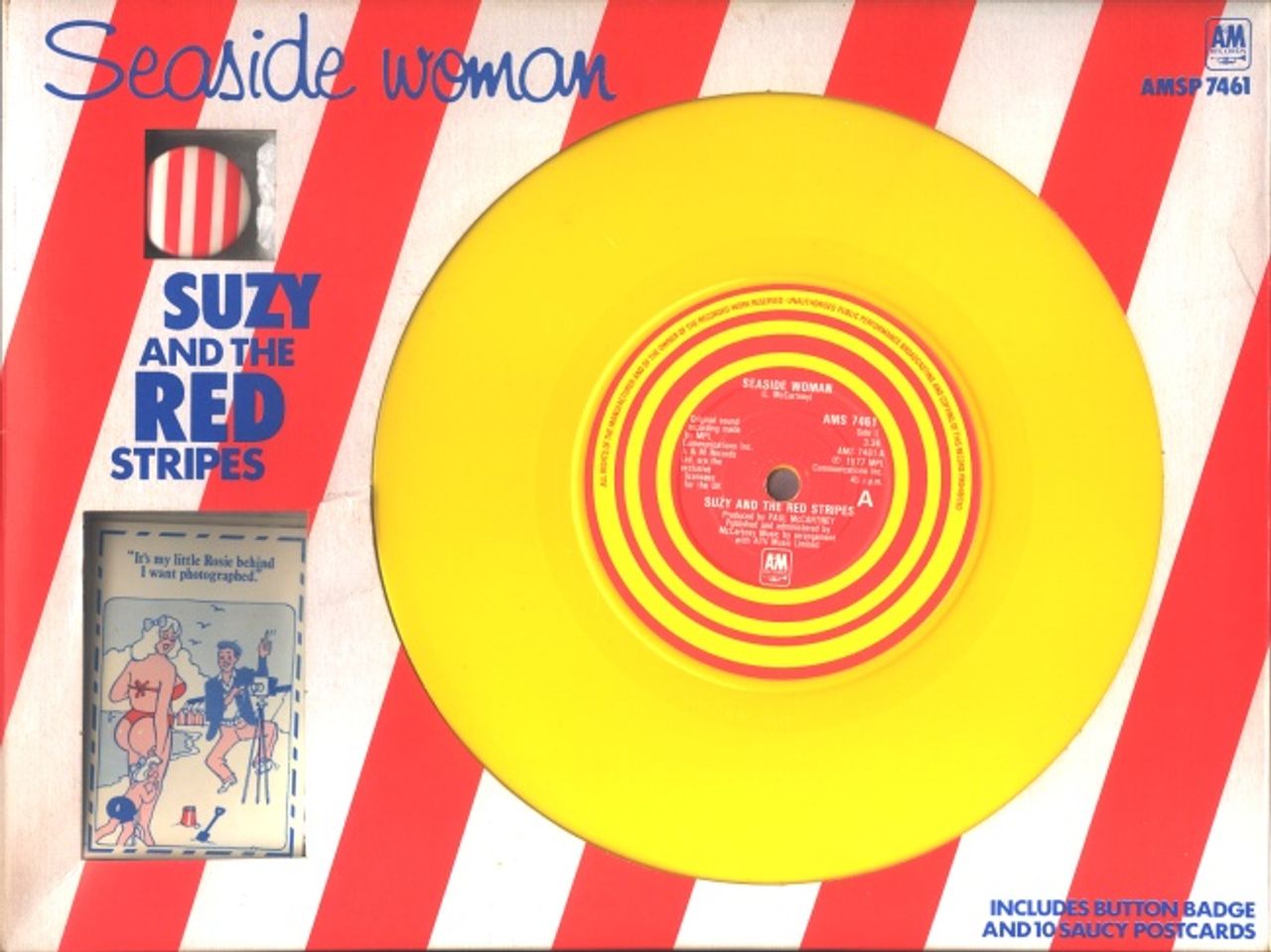 Suzy And The Red Stripes Seaside Woman - Box - EX UK Promo 7" box set