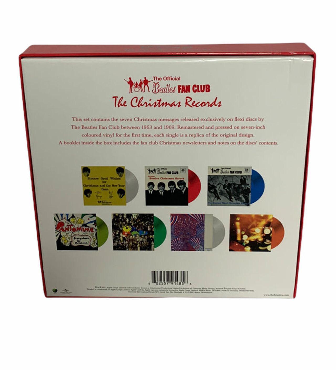 The Beatles Happy Christmas Beatle People! - Hype stickered UK 7" box set