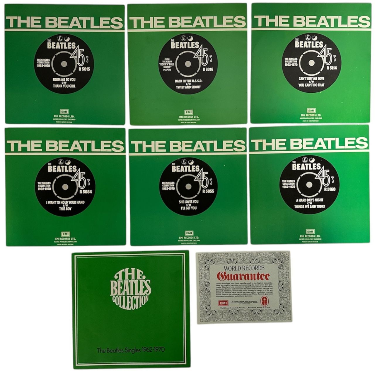 The Beatles The Beatles Collection + Insert - G UK 7" box set