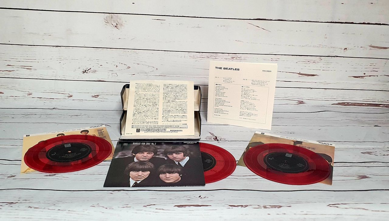 The Beatles The Beatles EP Collection - Red - VG/EX Japanese Box set
