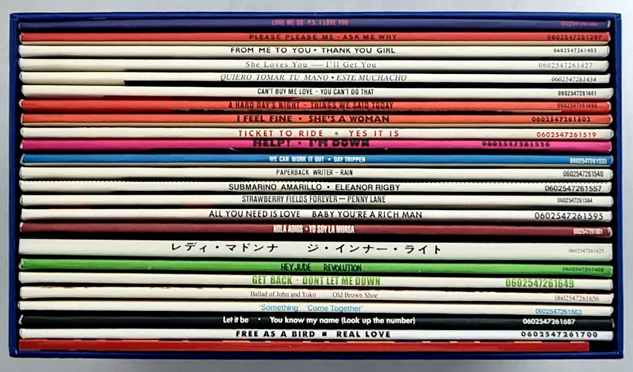 The Beatles The Singles Collection - 180gm UK 7" box set