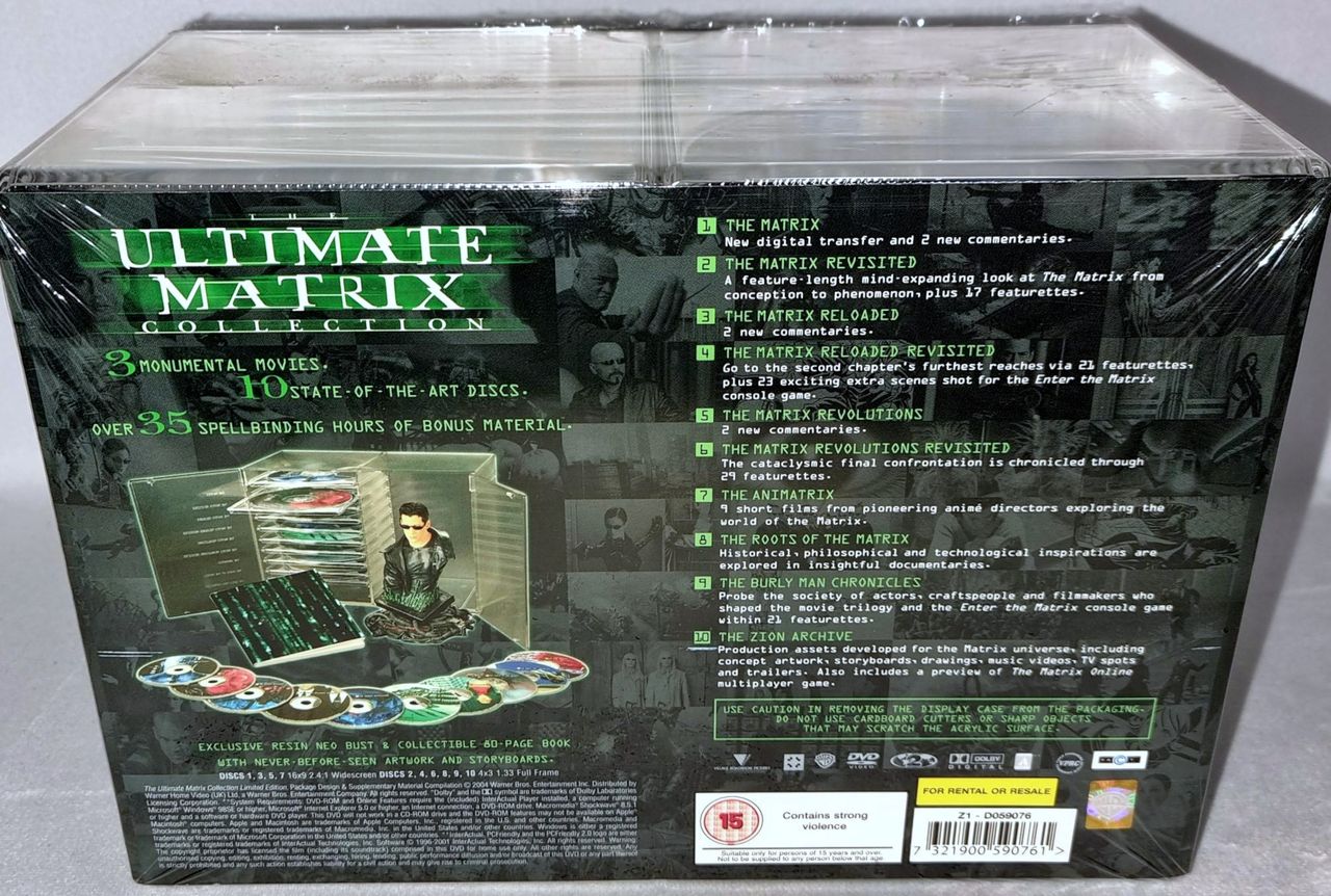 The Matrix The Ultimate Matrix Collection UK Box set
