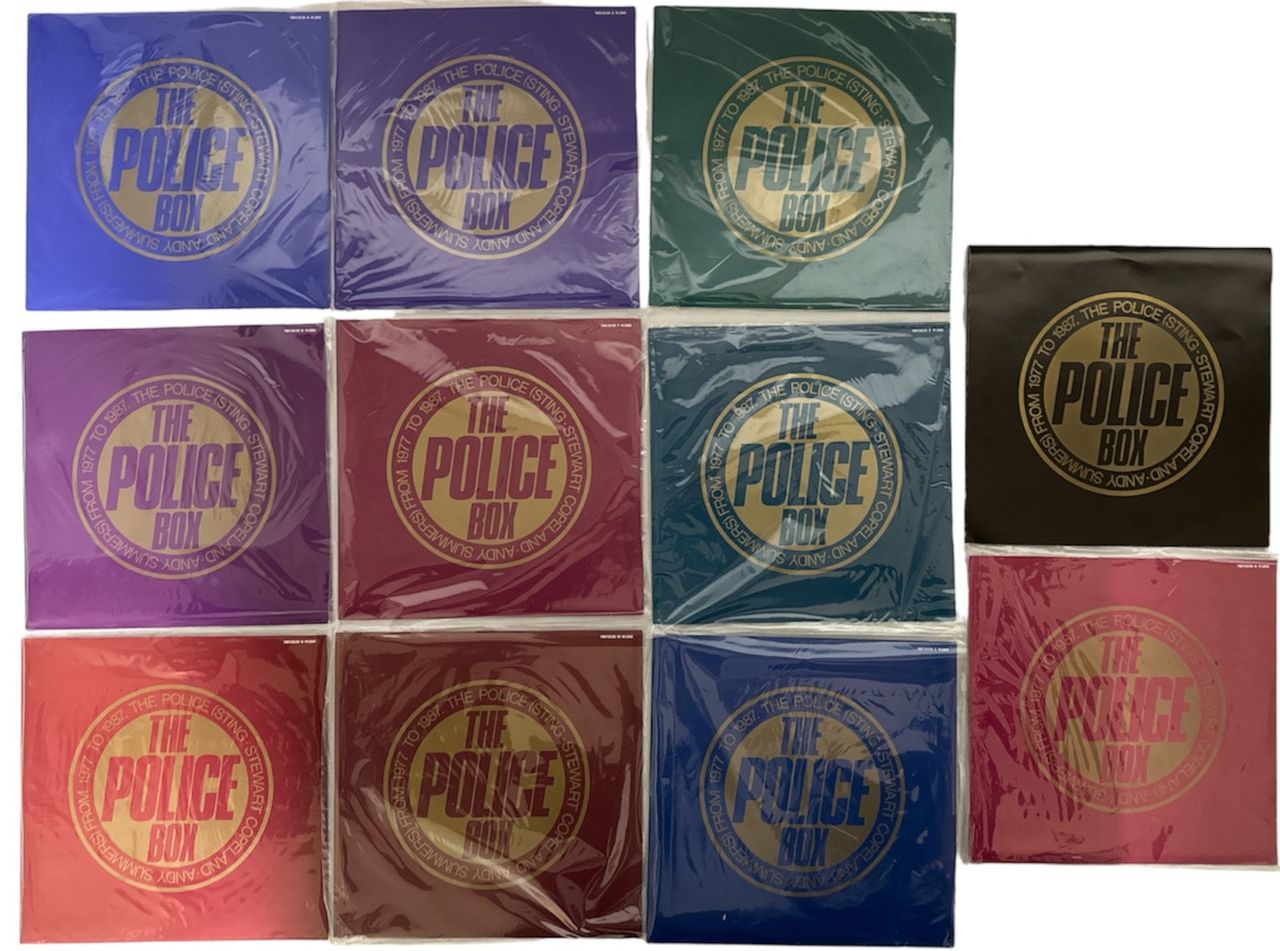 The Police The Police Box + Obi Japanese 7" box set