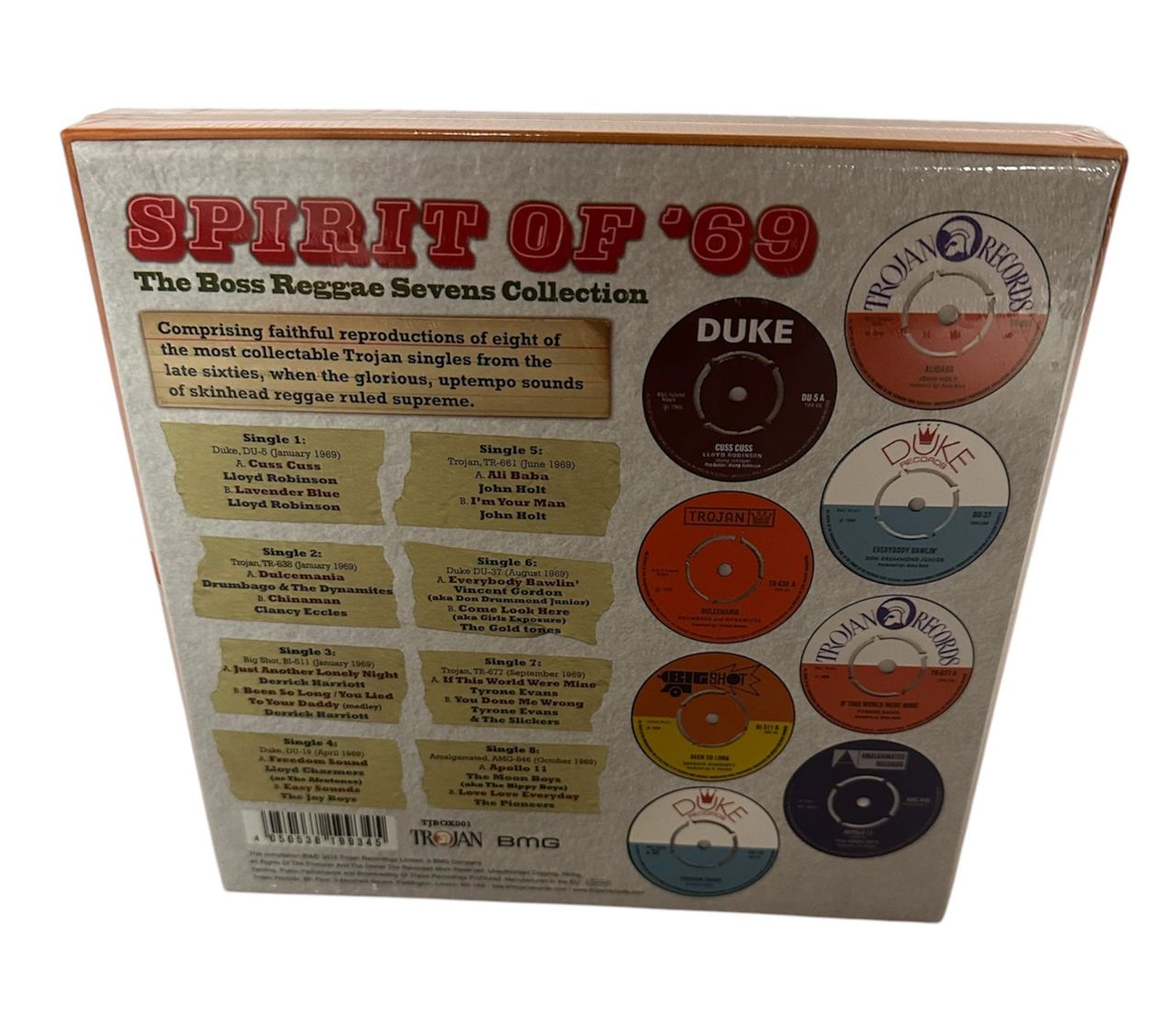 Trojan Records Spirit Of '69 - The Boss Reggae Sevens Collection - Sealed UK 7" box set
