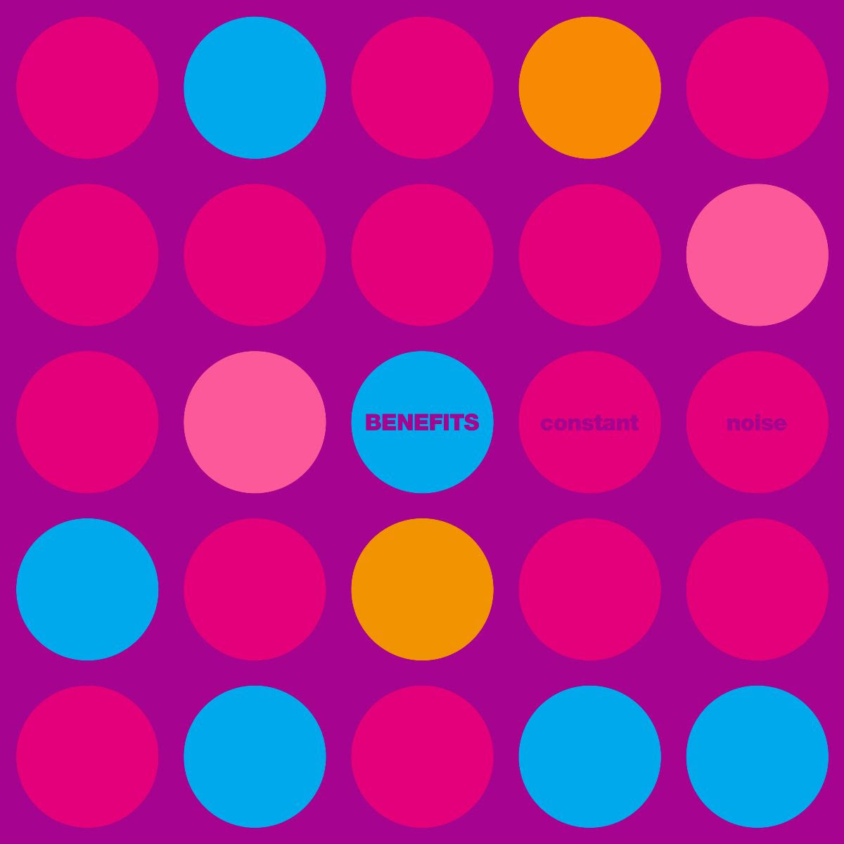 Benefits - Constant Noise Neon Pink Vinyl LP