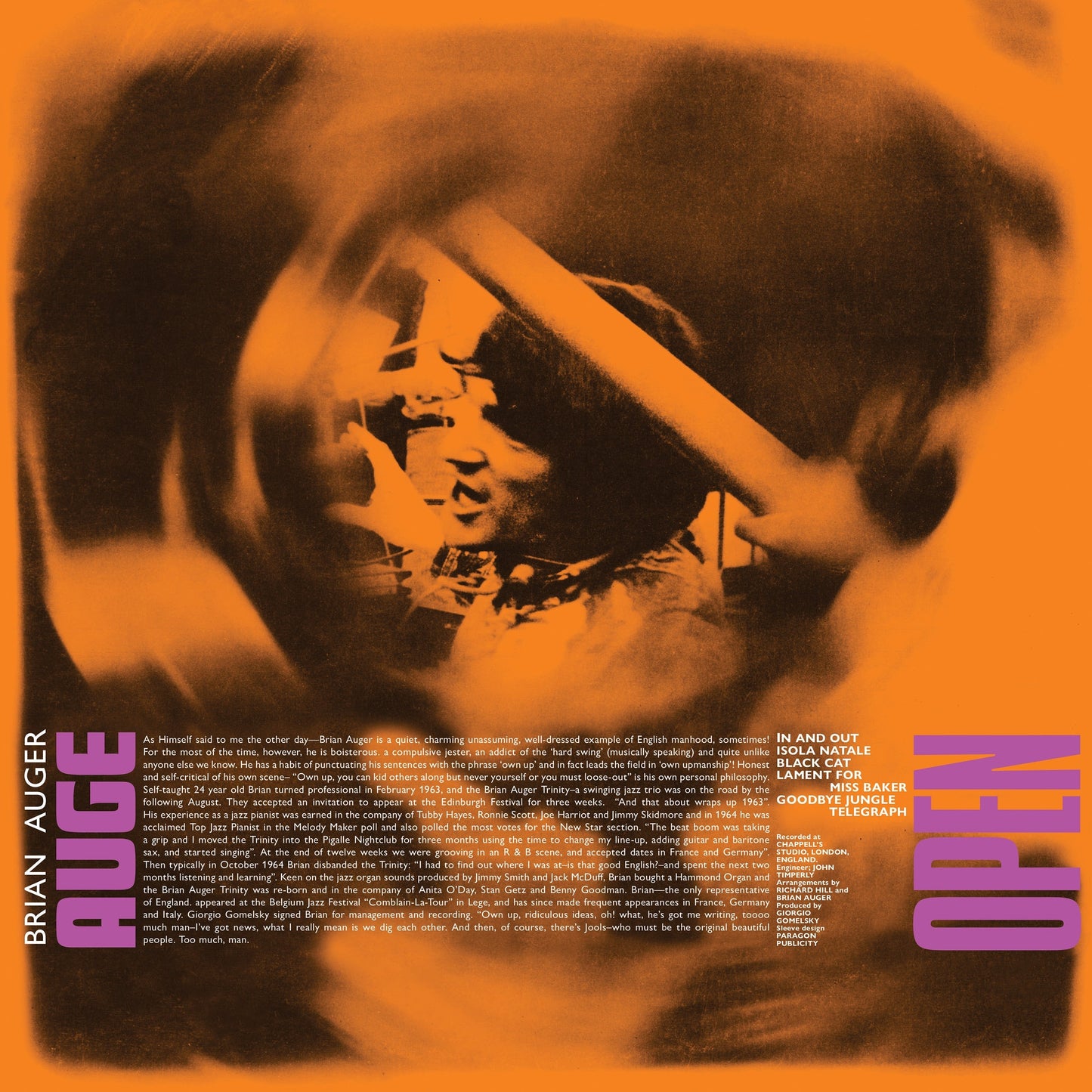 Julie Driscoll, Brian Auger & The Trinity - Open Vinyl LP