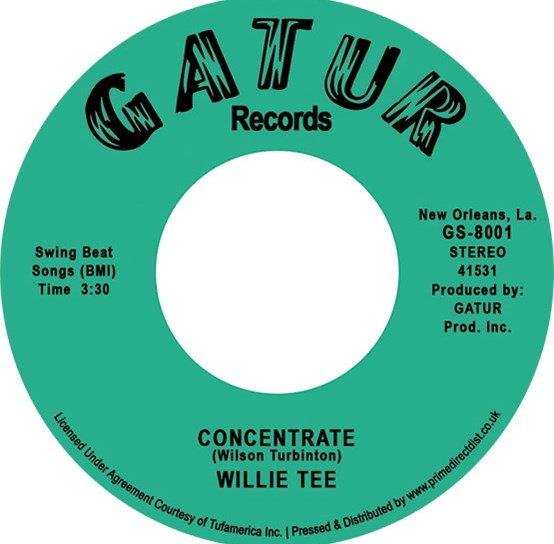 Willie Tee - Concentrate/Get Up Vinyl 7" RSD 2022
